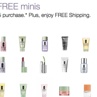 Clinique Free Minis Free Shipping