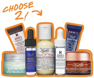 Kiehl's Free 2 Deluxe Samples with Serum Purchase + 3 Complimentary Samples