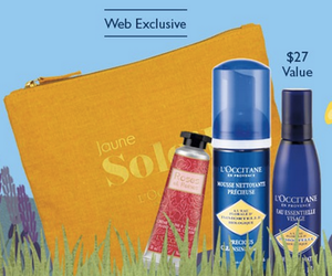 L'Occitane Free 4-Piece Summer Gift with Purchase