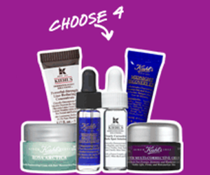 Kiehl's Choose 4 Deluxe Samples with Purchase