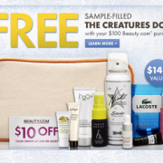 Beauty.com Free Sample-Filled Gift Bag with Purchase