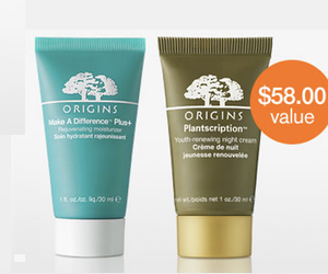 Origins Free Gift Plus Free Shipping with Purchase