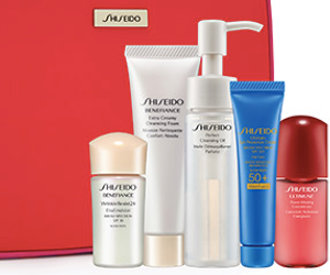 Nordstrom Shiseido Free 6-Piece Skin Care Gift with Promo Code