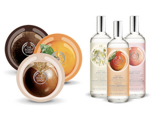 The Body Shop buy 3 get 3 free plus promo code