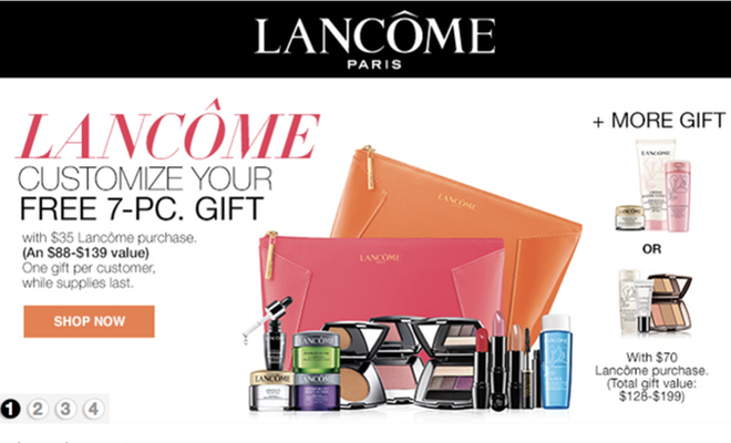 Macy's - Lancome Free 7-Piece Deluxe Gift with Purchase